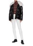 Figure View - Click To Enlarge - YVES SALOMON - Hooded puffer jacket