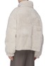 Back View - Click To Enlarge - YVES SALOMON ARMY - Reversible lambskin fur nylon jacket