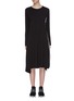 Main View - Click To Enlarge - Y-3 - Logo embroidered 3-Stripes outseam long sleeve T-shirt dress