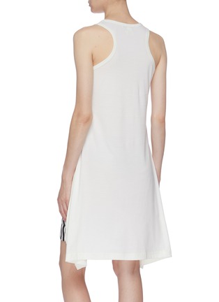 Back View - Click To Enlarge - Y-3 - Logo embroidered 3-Stripes outseam tank dress