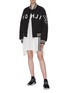 Figure View - Click To Enlarge - Y-3 - Logo embroidered 3-Stripes outseam tank dress
