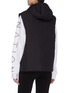 Back View - Click To Enlarge - Y-3 - 'Adizero' hooded puffer vest
