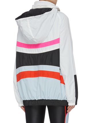 Detail View - Click To Enlarge - P.E NATION - 'Easy Run' stripe colourblock reversible jacket