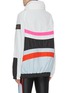 Back View - Click To Enlarge - P.E NATION - 'Easy Run' stripe colourblock reversible jacket