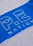  - P.E NATION - Sonic Boom' logo print colourblock panel sweatshirt
