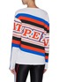 Back View - Click To Enlarge - P.E NATION - 'World Series' logo print stripe top