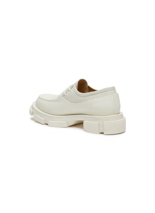  - CLERGERIE - x both 'Bigup' rubber panel leather platform loafers