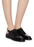 Figure View - Click To Enlarge - CLERGERIE - 'Genius' patent leather slingback loafers
