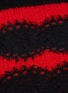  - PHILOSOPHY DI LORENZO SERAFINI - Scalloped lace panel stripe distressed wool-alpaca sweater