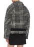 Back View - Click To Enlarge - PHILOSOPHY DI LORENZO SERAFINI - Houndstooth check plaid padded faux fur jacket