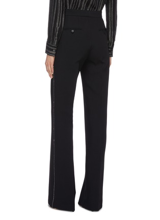 Back View - Click To Enlarge - PHILOSOPHY DI LORENZO SERAFINI - Strass outseam suiting pants