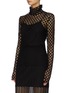 Front View - Click To Enlarge - PHILOSOPHY DI LORENZO SERAFINI - Geometric lace high neck top