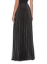 Back View - Click To Enlarge - PHILOSOPHY DI LORENZO SERAFINI - Pleated sparkling maxi skirt