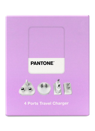 Main View - Click To Enlarge - PANTONE - 4-port travel charger – Purple