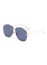 Main View - Click To Enlarge - DIOR - 'Dior Stellaire 6' cutout metal geometric frame sunglasses