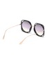 Figure View - Click To Enlarge - DIOR - 'Dior Direction' cutout acetate rim metal geometric frame sunglasses