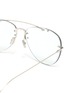 Detail View - Click To Enlarge - DIOR - 'Dior Chroma' rimless metal aviator optical glasses