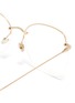 Detail View - Click To Enlarge - DIOR - 'Stellaire' rimless metal cat eye optical glasses
