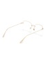 Figure View - Click To Enlarge - DIOR - 'Stellaire' rimless metal cat eye optical glasses