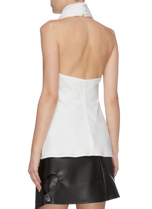 Back View - Click To Enlarge - ELLERY - 'Limogie' satin halterneck top