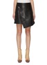 Main View - Click To Enlarge - ELLERY - 'Boyd' cutout heart faux leather mock wrap skirt