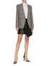 Figure View - Click To Enlarge - ELLERY - 'Boyd' cutout heart faux leather mock wrap skirt