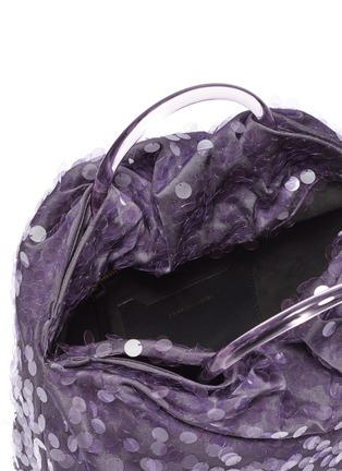 Detail View - Click To Enlarge - DRIES VAN NOTEN - Sequin embellished top handle bag