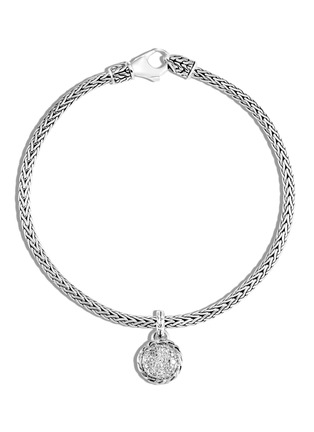 Main View - Click To Enlarge - JOHN HARDY - 'Classic Chain' diamond silver bracelet