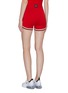 Back View - Click To Enlarge - NAGNATA - Stripe cuff knit performance shorts