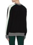Back View - Click To Enlarge - NAGNATA - Stripe sleeve sweater