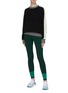 Figure View - Click To Enlarge - NAGNATA - Stripe sleeve sweater