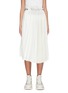 Main View - Click To Enlarge - TOGA ARCHIVES - Drawstring waist pleated satin skirt