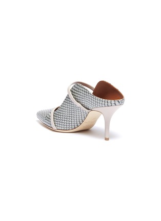  - MALONE SOULIERS - 'Maureen' strappy snakeskin leather mules