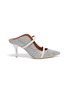 Main View - Click To Enlarge - MALONE SOULIERS - 'Maureen' strappy snakeskin leather mules