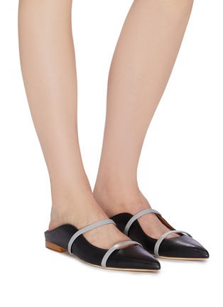 Figure View - Click To Enlarge - MALONE SOULIERS - 'Maureen' strappy leather slides