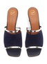 Detail View - Click To Enlarge - MALONE SOULIERS - 'Demi' strappy suede sandals