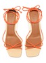 Detail View - Click To Enlarge - MALONE SOULIERS - x Roksanda 'Camila' wrap around tie strappy leather sandals