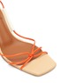 Detail View - Click To Enlarge - MALONE SOULIERS - x Roksanda 'Camila' wrap around tie strappy leather sandals