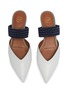 Detail View - Click To Enlarge - MALONE SOULIERS - 'Maisie' braided band leather slides