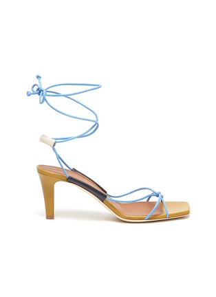 Main View - Click To Enlarge - MALONE SOULIERS - x Roksanda 'Camila' wrap around tie strappy leather sandals
