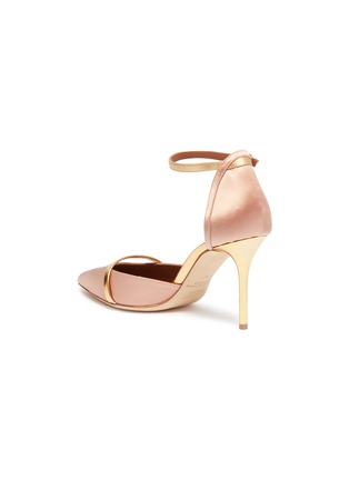  - MALONE SOULIERS - 'Booboo' ankle strap satin pumps