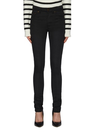 Main View - Click To Enlarge - SAINT LAURENT - Washed skinny jeans