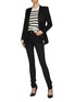 Figure View - Click To Enlarge - SAINT LAURENT - Washed skinny jeans