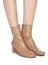 Figure View - Click To Enlarge - BY FAR - 'Sofia' leather ankle boots