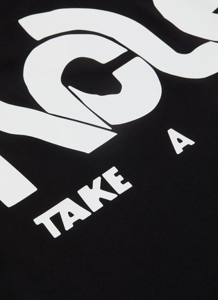  - MONCLER - 'Take A Hike' slogan logo print T-shirt
