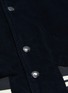  - MONCLER - 'Exmoor' corduroy panel down bomber jacket