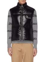 moncler shiny vest