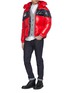 Figure View - Click To Enlarge - MONCLER - 'Gary' detachable hood colourblock down puffer jacket