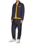 Figure View - Click To Enlarge - MONCLER - 'Servieres' logo patch down puffer jacket