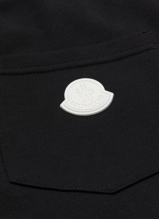  - MONCLER - Logo stripe outseam jogging pants